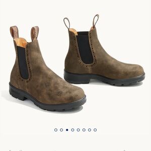 Blundstone Brown Leather Chelsea Boots
